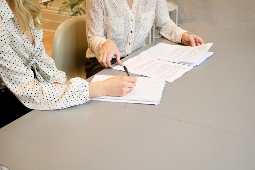 Two people applying for Portland's Landlord Compensation Fund