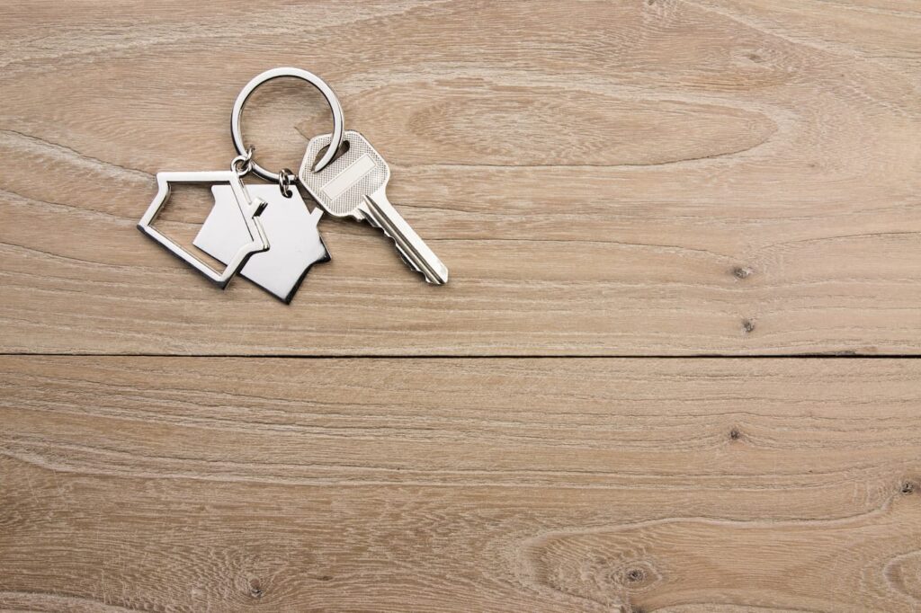 The keys to a house making the transition from a short-term to long-term rental.