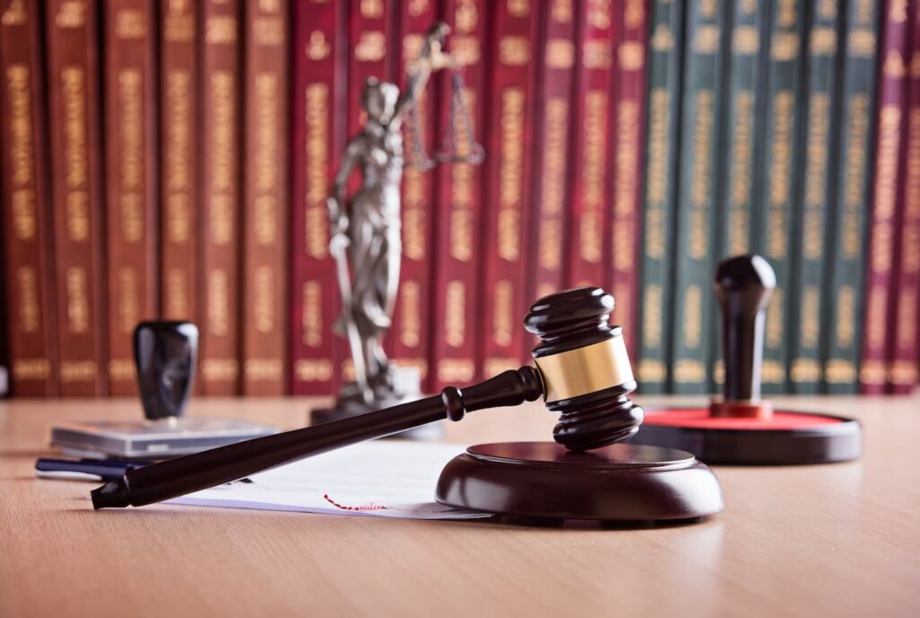 A gavel on a lawmaker's desk for ORS 90.392.